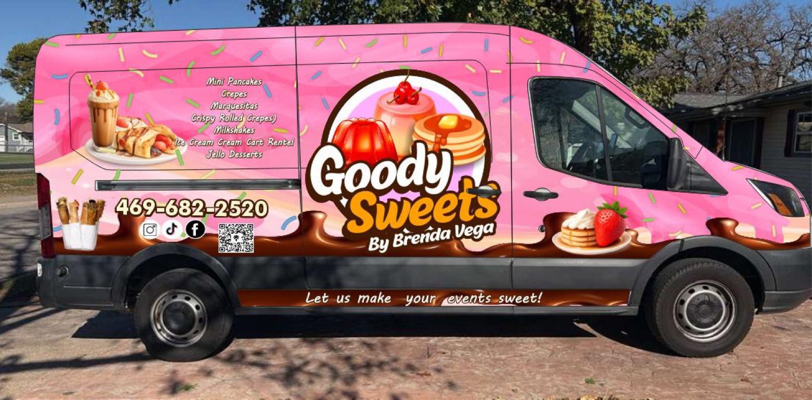Goody Sweets dessert catering van wrap